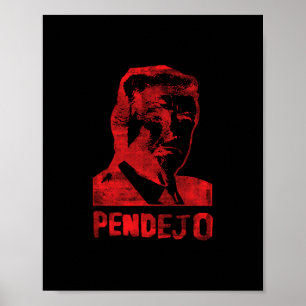 Affiche Drôle d'anti Trump Résistance Libéral Pendejo Espa