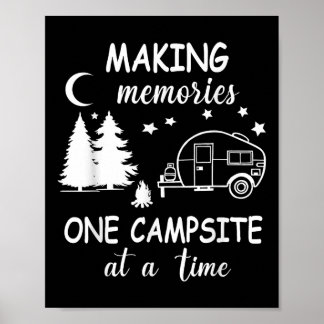 Affiche Drôle de camping qui fait des souvenirs un camping