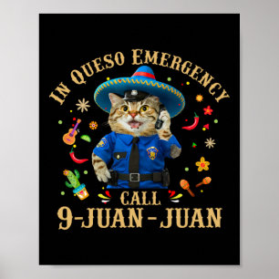 Affiche Drôle de Cinco De Mayo Ambulancier Tacos Amateur d