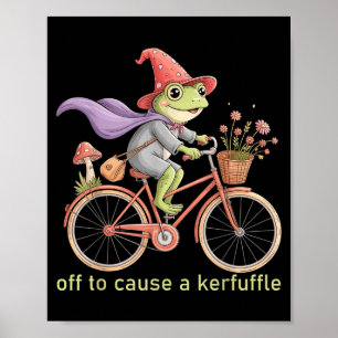 Affiche Drôle de départ pour causer une pagaille Magicien