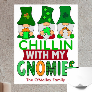 Affiche Drôle de détente avec mes gnomes St Patrick