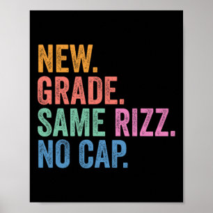 Affiche Drôle de Gen Z Retour à l'école Nouvelle année mêm