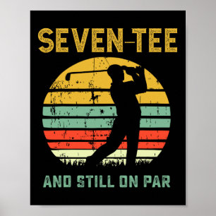 Affiche Drôle de golf pour 70 ans Golfeur de 70 ans G