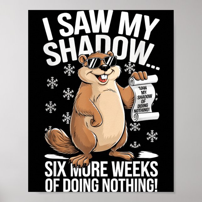 Affiche Drôle de Jour de la marmotte Six semaines de plus  (Devant)