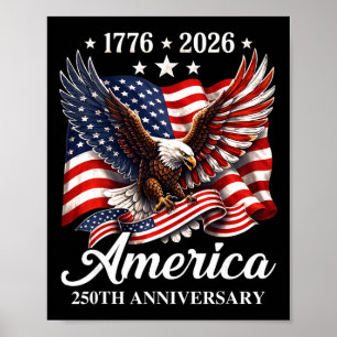 Affiche Drôle de Jour de l'Indépendance 4 juillet 1776-202