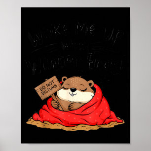 Affiche Drôle de marmotte réveille-moi quand l'hiver se te