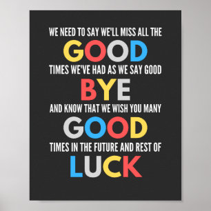 Affiche Drôle de partir Adieu