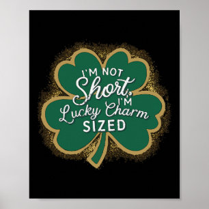 Affiche Drôle de St Patrick Je ne suis pas court je suis p