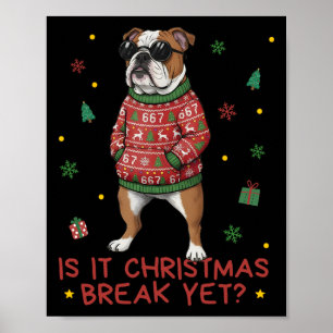 Affiche Drôle de vacances de Noël Est-ce que c'est les vac