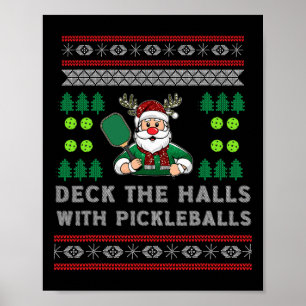 Affiche Drôle Deck Les Halls Mal Sweater Pickle