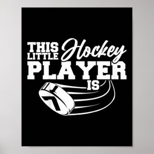 Affiche Drôle d'enfants Ce petit joueur de hockey a un 7e