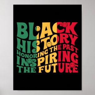 Affiche Drôle d'histoire noire honorant le passé inspirant