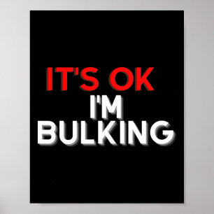 Affiche Drôle dire que je suis en vrac Bodybuilding Gym Co