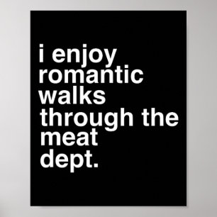 Affiche Drôle Dire Viande Bacon Beef Grilling Bbq Lover Gi