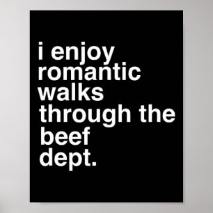 Affiche Drôle Dire Viande Bacon Beef Grilling Bbq Lover Gi