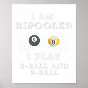 Affiche Drôle Dit Bipooler Jouer 8 Ballons Et 9 Ballons Ho