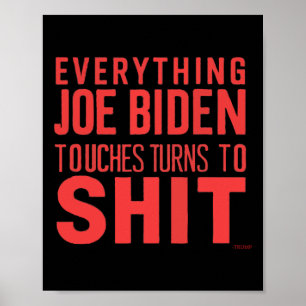 Affiche Drôle Donald Trump 2024 Tout Joe Biden Touch