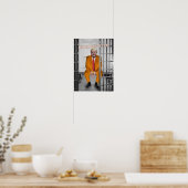 Affiche Drôle Donald Trump dans l'Humour de la prison (Cuisine)