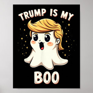 Affiche Drôle Donald Trump Ghost Parti d'Halloween Éffraya