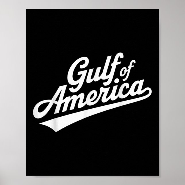 Affiche Drôle Donald Trump Golfe Des États-Unis De (Devant)