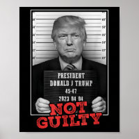 Drôle Donald Trump Pas Coupable Tiré De Mug, Libre