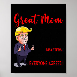 Affiche Drôle Donald Trump You39re Une maman vraiment supe