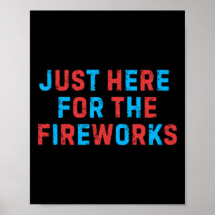 Affiche Drôle du 4 juillet patriotique aux États-Unis just