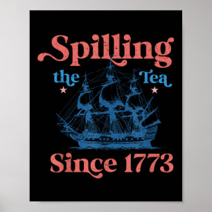 Affiche Drôle du 4 juillet qui dénonce tout depuis 1773 Qu