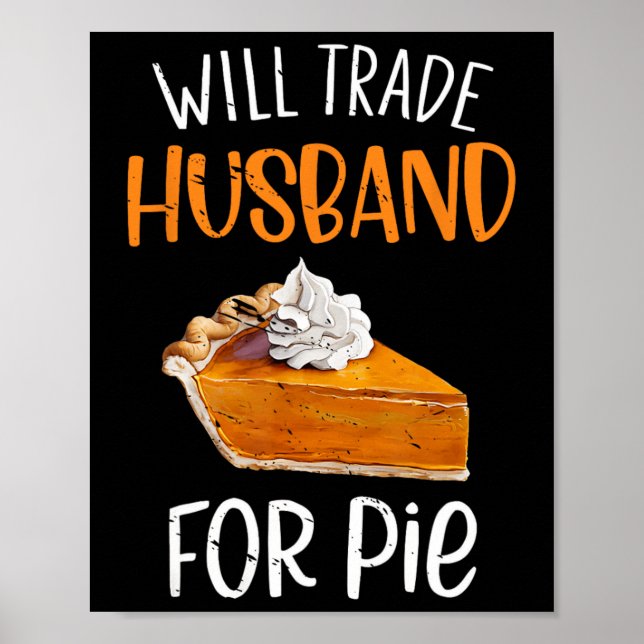 Affiche Drôle échange maison contre tarte tarte au potiron (Devant)