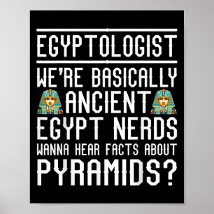 Affiche Drôle égyptologue Citation ancienne Egypte Lover S