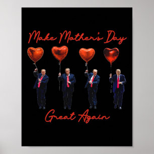 Affiche Drôle Faire à nouveau une excellente fête des mère