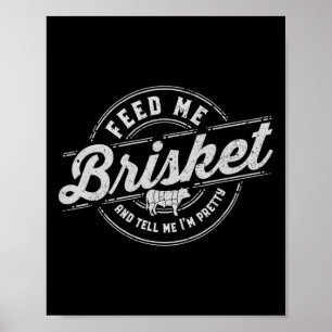 Affiche Drôle Feny Me Brisket Jardin Bbq Grilling Cookin