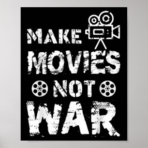 Affiche Drôle Film réalisateur Citation Faire des films