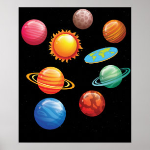 Affiche Drôle Flat Earth Cadeaux Hommes Femmes Flat Earth