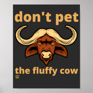 affiche drôle "FLUFY VW"