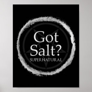 Affiche Drôle Got Sel Sel Surnaturel Cercle Lit Gft Te