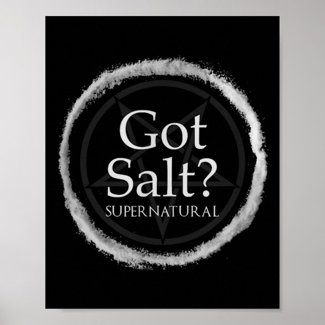 Affiche Drôle Got Sel Sel Surnaturel Cercle Lit Gft Te (Devant)