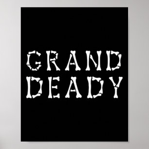 Affiche Drôle Grand Deady Halloween maman Deady Halloween