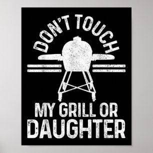 Affiche Drôle Grillmaster Barbecue Grill Chef Cadeau