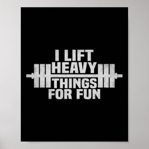 Affiche Drôle Gym Pun Weightlifting Muscle Crew entraîneme