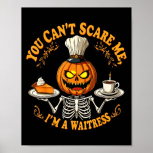 Affiche Drôle Halloween Squelette Vous ne pouvez pas me E 
