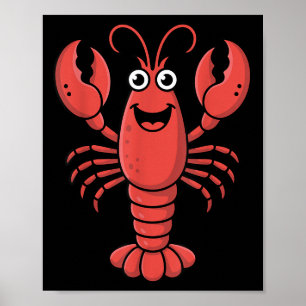 Affiche Drôle Homard Art Pour Hommes Femmes Enfants Enfant