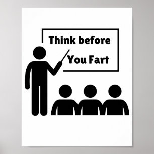 Affiche Drôle Humour de Farting