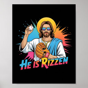 Affiche Drôle Il Est Rizzen Jesus Chemise Vendre Garçons E