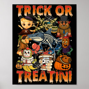 Affiche Drôle Italien Cerveau Rot Italien Brainrot Hallowe