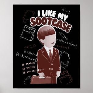 Affiche Drôle J'Aime Ma Valise Trump Sootcase Mème Viral