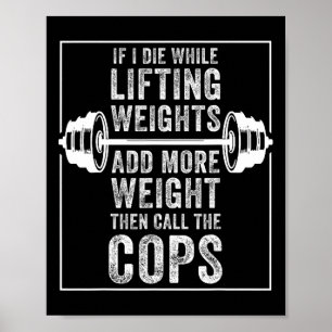 Affiche Drôle Je Meurtre Lifting Weight Cadeau Pour Powerl