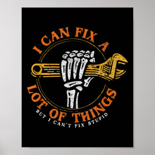 Affiche Drôle, je peux résoudre beaucoup de choses, mais j