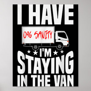 Affiche Drôle je reste dans la camionnette Phasmophobia Fe