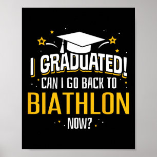 Affiche Drôle Je Suis Diplômé Maintenant Puis-Je Revenir À